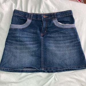 Jean skirt! Never worn):